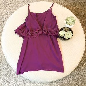 MIAMI Purple dress